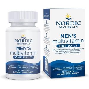 image:imageNordic Naturals Mens Multivitamin One Daily  Bone Energy amp BloodVessel Support  Immunity Supplement  20 Essential Nutrients  30 Tablets  30 Servings