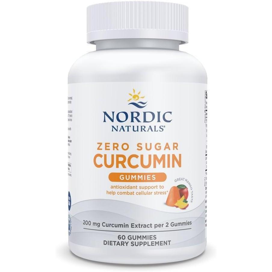 image:imageNordic Naturals Zero Sugar Curcumin Gummies Mango 60 Gummies 200 mg Optimized Curcumin Extract Great Taste Antioxidant Support Healthy Metabolic Balance NonGMO Vegan 30 Servings