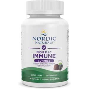 image:imageNordic Naturals Immune Gummies Elderberry 40 Immune Support Gummies Chewable Vitamins for Daily Immune Support NonGMO Vegetarian 20 Servings