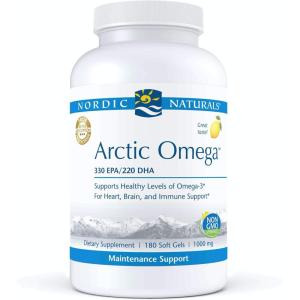 image:imageNordic Naturals Pro Arctic Omega Fish Oil 330 mg EPA 220 mg DHA Helps Maintain Healthy Omega3 Levels for Heart Brain and Immune Support 180 Soft Gels