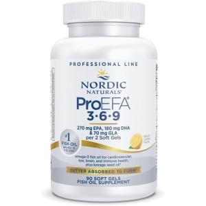 image:imageNordic Naturals ProEFA 369 Lemon Flavor  180 Soft Gels  565 mg Omega3  EPA amp DHA with Added GLA  Healthy Skin Cognition amp Positive Mood  NonGMO  90 Servings90 Count Pack of 1