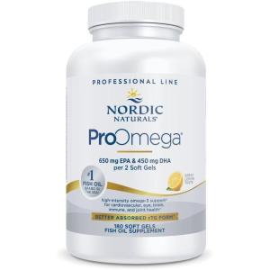 image:imageNordic Naturals ProOmega Lemon Flavor  180 Soft Gels  1280 mg Omega3  HighPotency Fish Oil with EPA amp DHA  Promotes Brain Eye Heart amp Immune Health  NonGMO  90 Servings180 Count Pack of 1