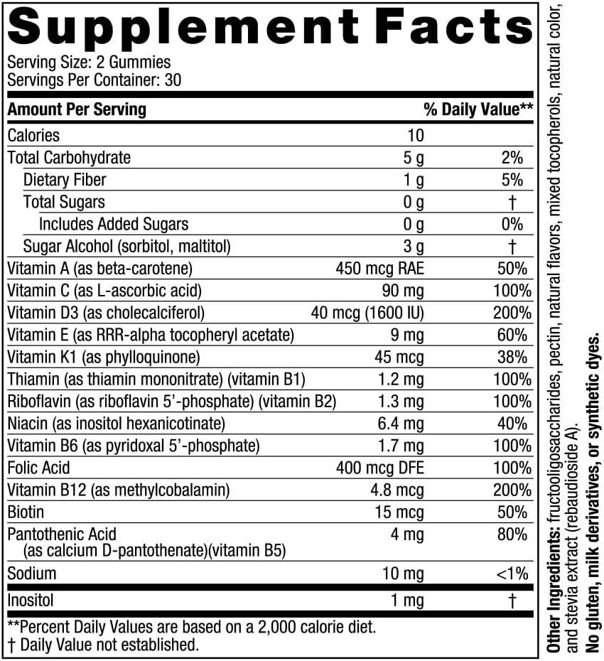 image:imageNordic Naturals Zero Sugar Multi Gummies Vegetarian Multivitamin Supplement Passionfruit Mango 60 PectinBased Gummies 12 Essential Vitamins for Adults NonGMO 30 Servings