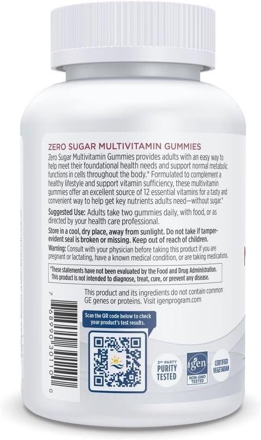 image:imageNordic Naturals Zero Sugar Multi Gummies Vegetarian Multivitamin Supplement Passionfruit Mango 60 PectinBased Gummies 12 Essential Vitamins for Adults NonGMO 30 Servings