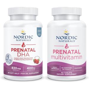 image:imageNordic Naturals Prenatal Starter Pack  Prenatal DHA and Prenatal Multivitamin Tablets