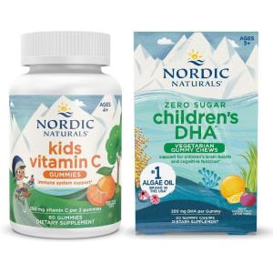 image:imageNordic Naturals Starter Pack  Childrens DHA Veg Gummy Chews and Kids Vitamin C Gummies