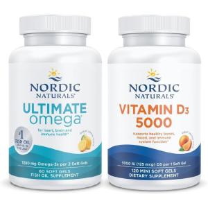 image:imageNordic Naturals Ultimate Cognitive and Bone Density Pack  Ultimate Omega Vitamin D3 1000 Orange