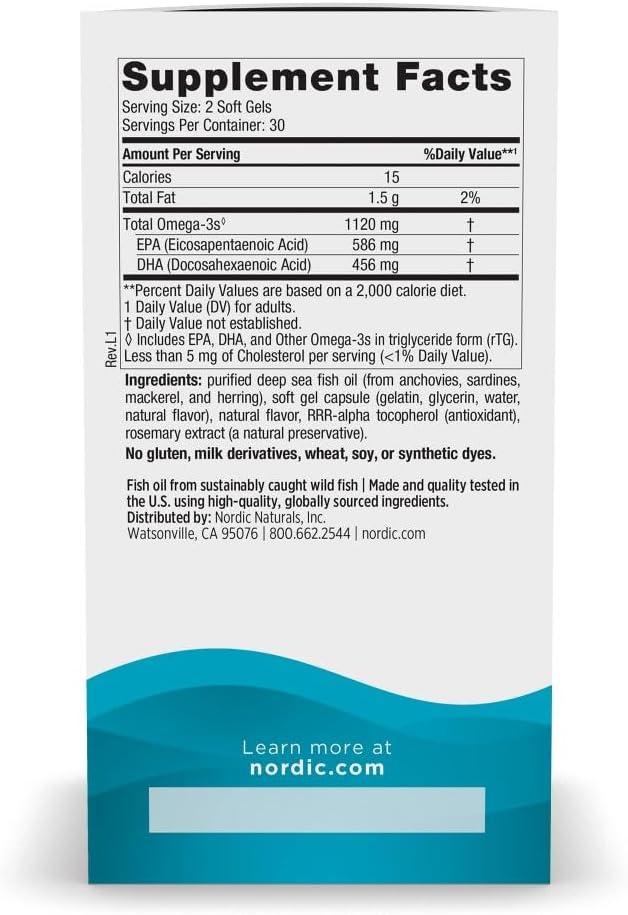 image:imageNordic Naturals Ultimate Omega Minis Strawberry Flavor 60 Minis Soft Gels 1120 mg Omega3 HighPotency Fish Oil Supplement EPA amp DHA Promotes Brain amp Heart Health 30 Servings