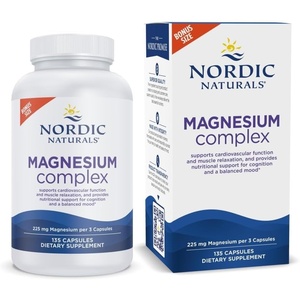 image:imageNordic Naturals Magnesium Complex  135 Capsules Brain amp Heart Health Mood Energy amp Muscle Relaxation  NonGMO Vegan135 Count Pack of 1