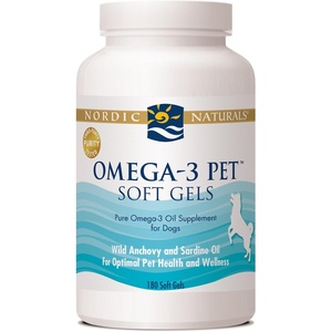 image:imageNordic Naturals Omega3 Pet Unflavored  330 mg Omega3 Per Soft Gel  2 Pack  360 Total Soft Gels  Fish Oil for Dogs with EPA amp DHA  Promotes Heart Skin Coat Joint amp Immune Health  NonGMO